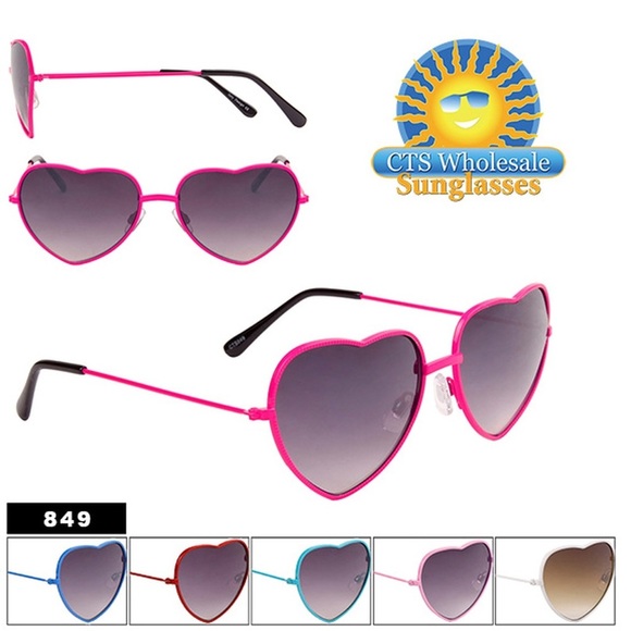 Two for $30 heart shape sunglasses - Picture 1 of 7